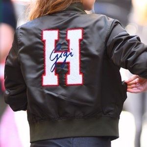 MUST GO‼️ Like New Gigi x Tommy Bomber Jacket read description👇